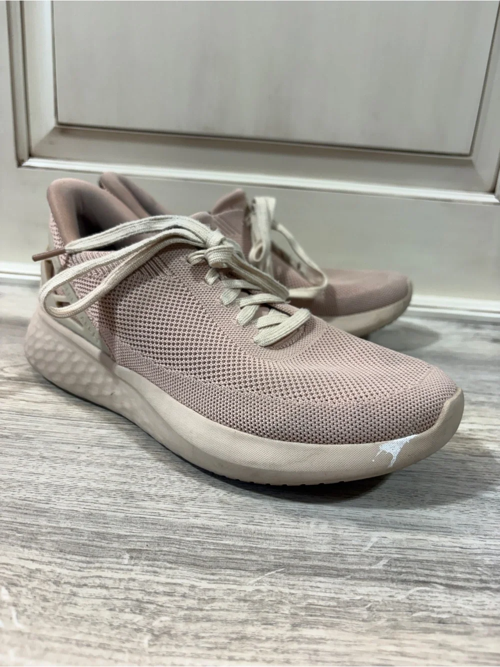 Kizik Shoes Womens 8.5 Athens Sneakers Mesh Light Pink Handsfree Labs Comfort - Picture 2 of 10